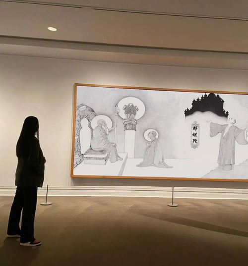 傳承中國文化，弘揚藝術經典——劉名哲白描點墨作品在紐約大都會博物館展出紀實